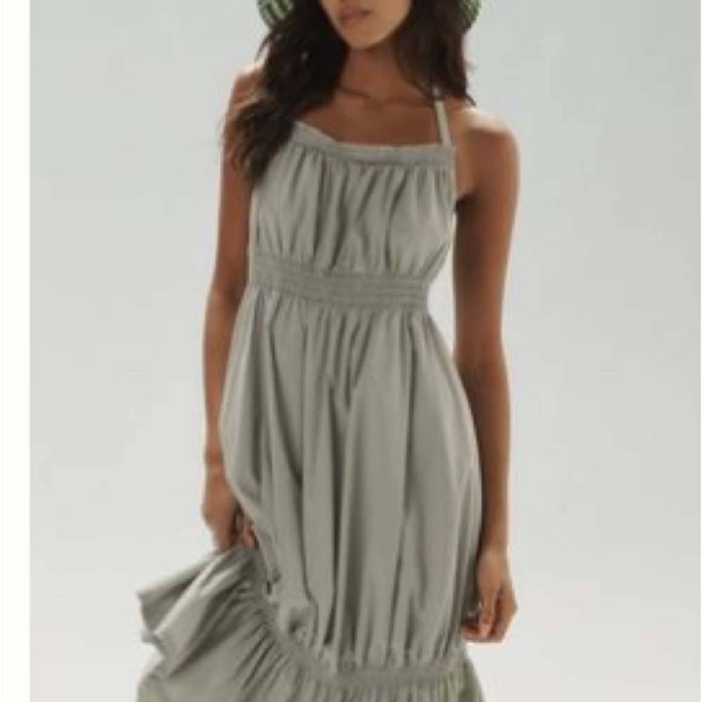 Chic Gray Maxi Dress for Women